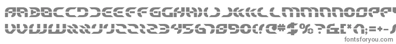 フォントStarfighter ffy – 白い背景に灰色の文字