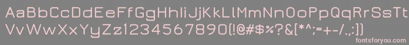 Jurademibold Font – Pink Fonts on Gray Background