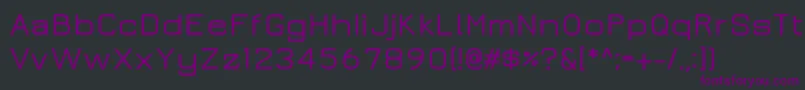 Jurademibold Font – Purple Fonts on Black Background