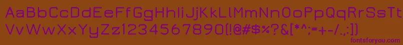 Jurademibold Font – Purple Fonts on Brown Background