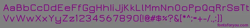 Jurademibold Font – Purple Fonts on Gray Background