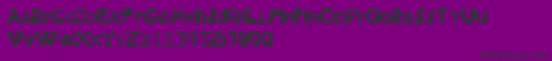 Splash180 Font – Black Fonts on Purple Background