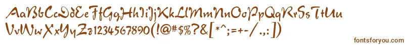 VeronaScriptMf Font – Brown Fonts