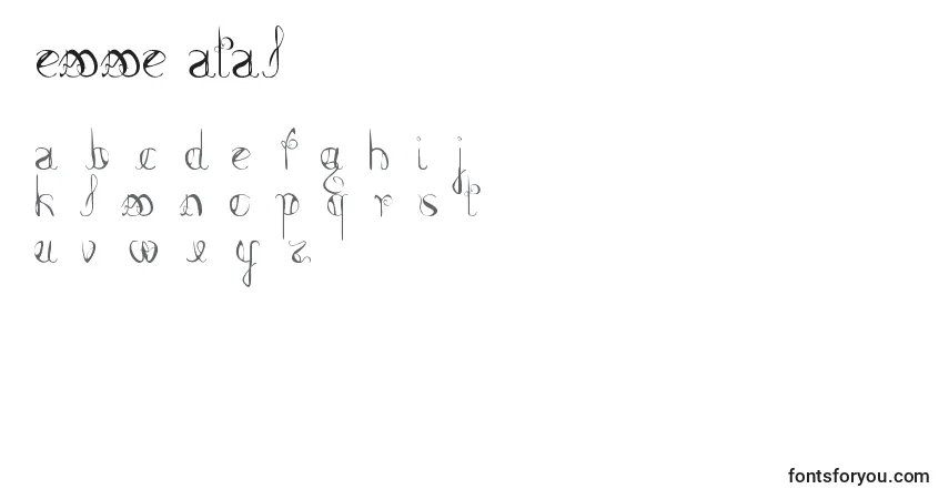 Schriftart FemmeFatal – Alphabet, Zahlen, spezielle Symbole