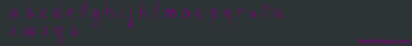 FemmeFatal Font – Purple Fonts on Black Background