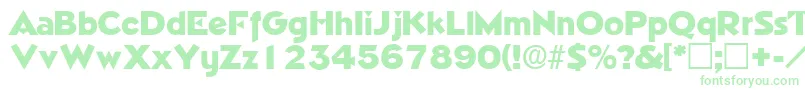 TricornedisplaysskRegular Font – Green Fonts