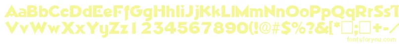 TricornedisplaysskRegular Font – Yellow Fonts