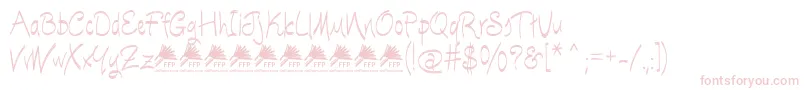 EscobetaOneFfp Font – Pink Fonts on White Background