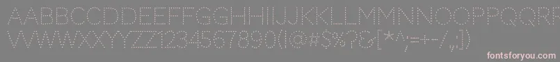CodystarRegular Font – Pink Fonts on Gray Background