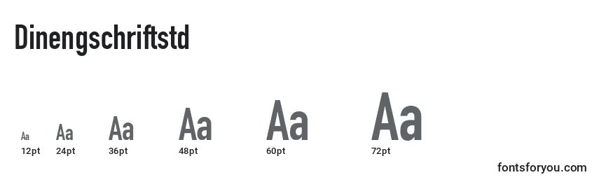 Dinengschriftstd Font Sizes