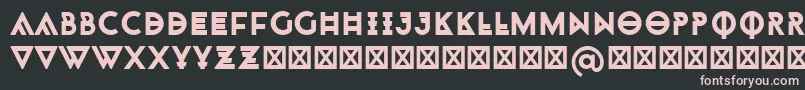 Monohipster Font – Pink Fonts on Black Background
