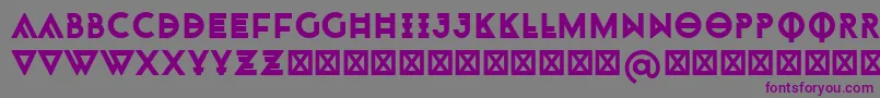 Monohipster Font – Purple Fonts on Gray Background