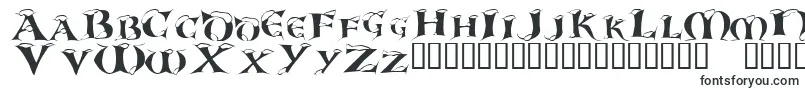 WhiteChristmas-fontti – erittäin leveät fontit