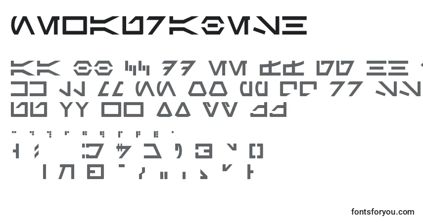 Czcionka Newaurabesh – alfabet, cyfry, specjalne znaki