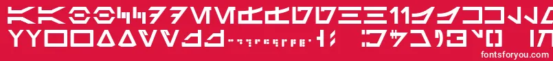 Newaurabesh Font – White Fonts on Red Background