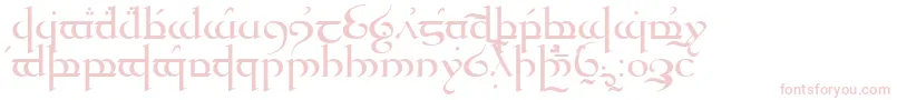 Quenya Font – Pink Fonts on White Background