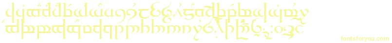 Quenya-Schriftart – Gelbe Schriften