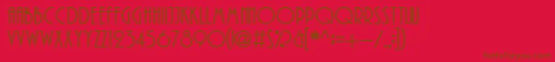 More about UkrainianPlay Font UkrainianPlay Font – Brown Fonts on Red Background