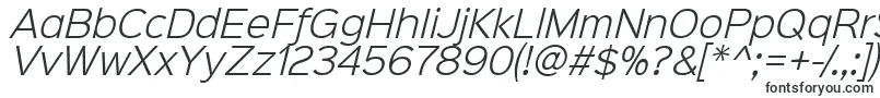 Шрифт Sinkinsans300lightitalic – TTF шрифты