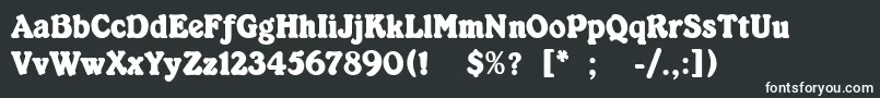 KabarettSimpleThin Font – White Fonts