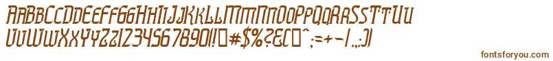 PresidenteTequilaItalic-Schriftart – Braune Schriften