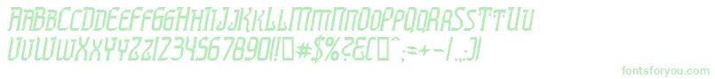 PresidenteTequilaItalic Font – Green Fonts on White Background
