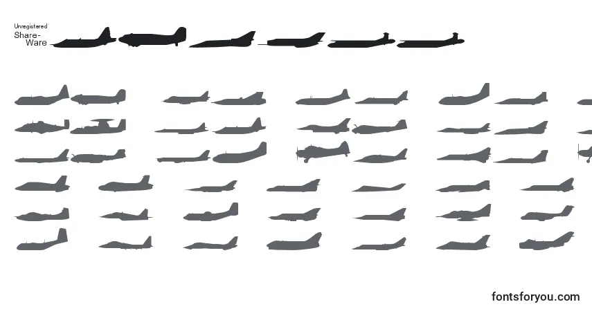 Czcionka Planess – alfabet, cyfry, specjalne znaki