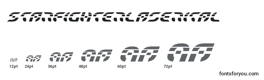 Starfighterlaserital Font Sizes