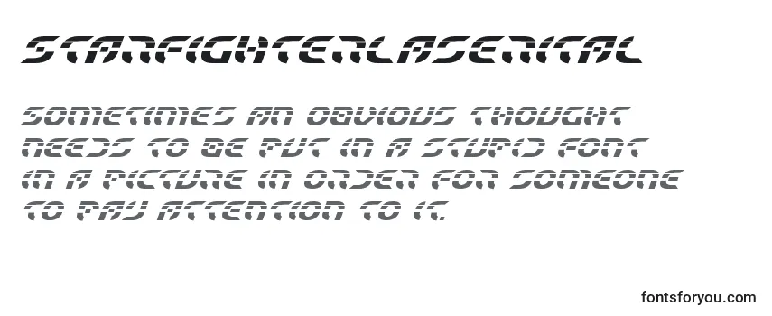 Starfighterlaserital Font