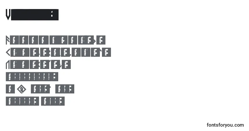 VikingElderRunesBold-fontti – aakkoset, numerot, erikoismerkit