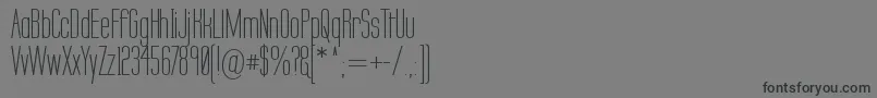 フォントLabtsec – 黒い文字の灰色の背景