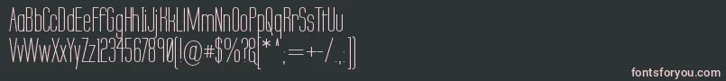 Шрифт Labtsec – розовые шрифты на чёрном фоне
