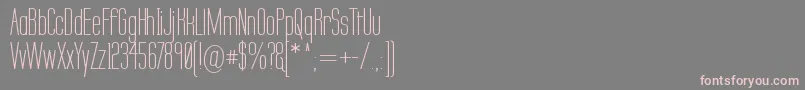 Labtsec Font – Pink Fonts on Gray Background