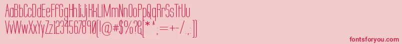 Labtsec Font – Red Fonts on Pink Background