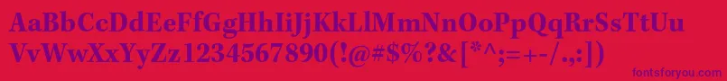 fuente KeplerstdBoldscncapt – Fuentes Moradas Sobre Fondo Rojo