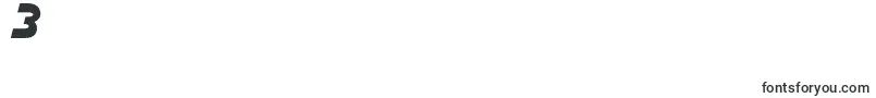 QuickArgani-Schriftart – Schriften für die Ziffer 3