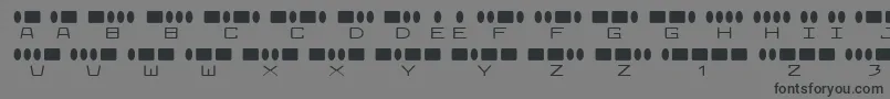 Radiosin Font – Black Fonts on Gray Background