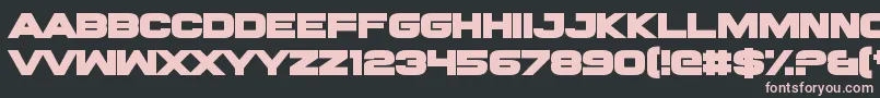 RawhideRaw2016 Font – Pink Fonts on Black Background