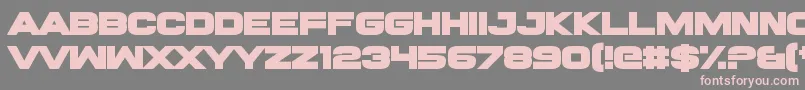 RawhideRaw2016 Font – Pink Fonts on Gray Background