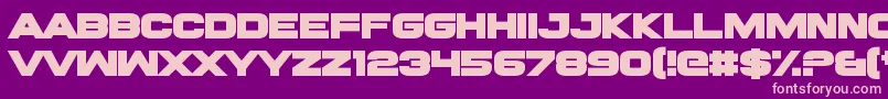fuente RawhideRaw2016 – Fuentes Rosadas Sobre Fondo Morado