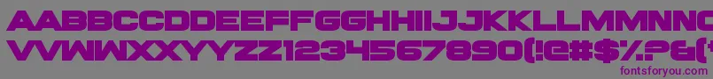Więcej informacji o czcionce RawhideRaw2016 Czcionka RawhideRaw2016 – fioletowe czcionki na szarym tle