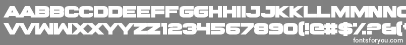RawhideRaw2016 Font – White Fonts on Gray Background