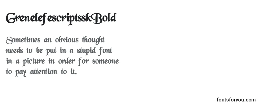 GrenelefescriptsskBold-fontti
