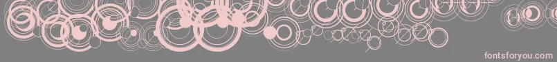 fuente WsSimpleGallifreyan – Fuentes Rosadas Sobre Fondo Gris