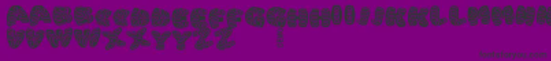 IcingCookiesDemo Font – Black Fonts on Purple Background