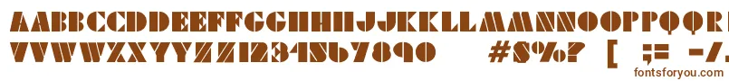 Шрифт Viking ffy – коричневые шрифты на белом фоне