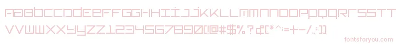 Шрифт Typeone – розовые шрифты на белом фоне