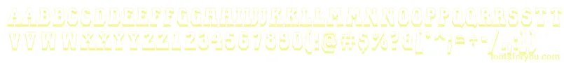 ACampusprspdnsh Font – Yellow Fonts