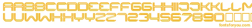 Шрифт Liner ffy – оранжевые шрифты