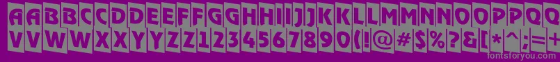 Lisätietoja ARewindertitulcmdn-fontista ARewindertitulcmdn-fontti – harmaat kirjasimet violetilla taustalla